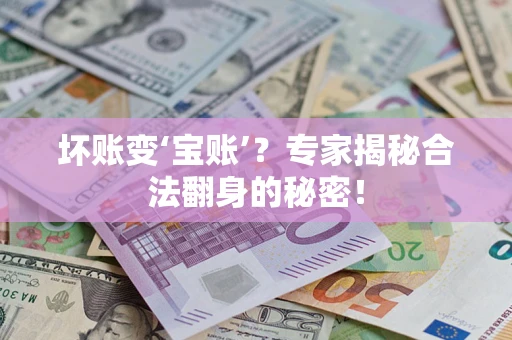 济南坏账变‘宝账’？专家揭秘合法翻身的秘密！