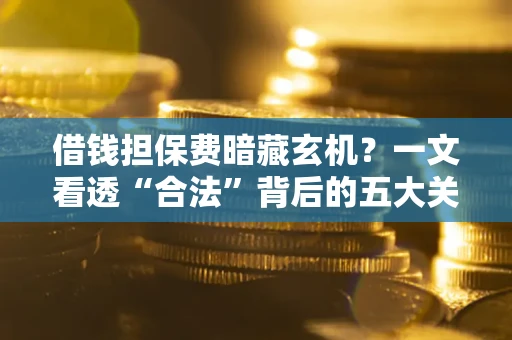 济南借钱担保费暗藏玄机？一文看透“合法”背后的五大关键陷阱