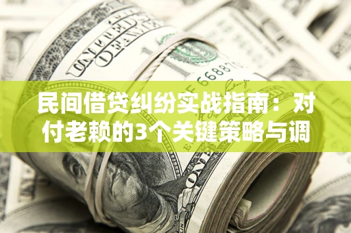 济南民间借贷纠纷实战指南：对付老赖的3个关键策略与调解盲区解析