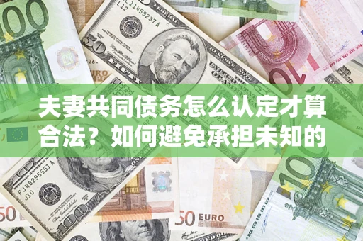 济南夫妻共同债务怎么认定才算合法？如何避免承担未知的债务风险？